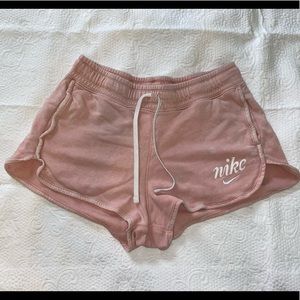 Pink Nike Athleisure Shorts